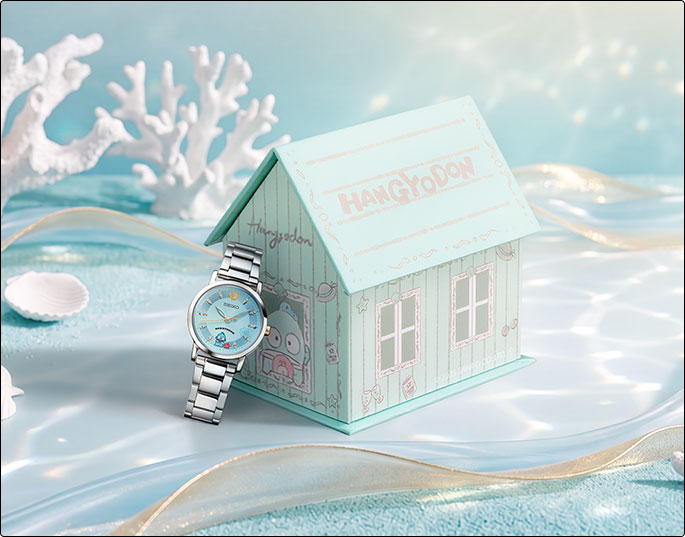 Hangyodon x Seiko watch presentation box
