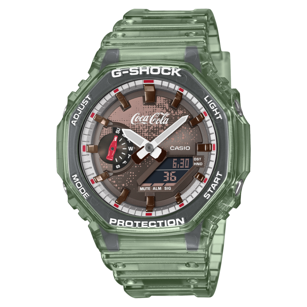 Casio G-SHOCK x Coca-Cola GA-2100CC-3AJR front view