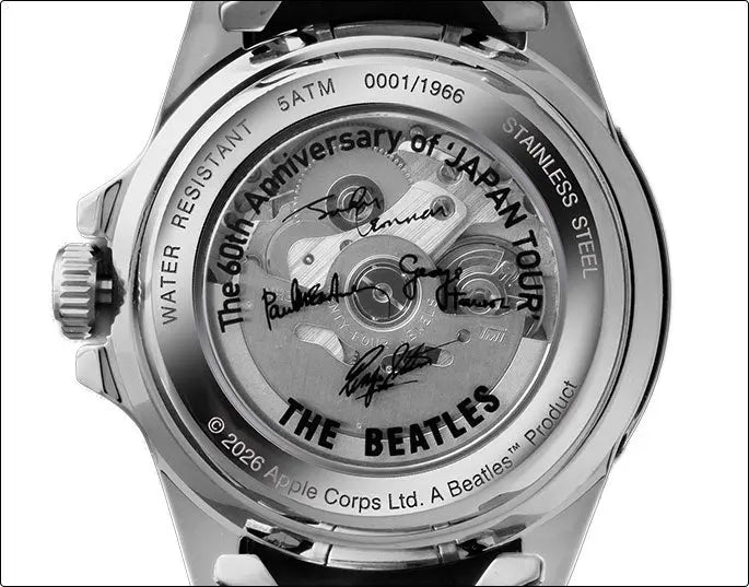 THE BEATLES JAPAN TOUR 60TH ANNIVERSARY OFFICIAL LIMITED EDITION WATCH image 2