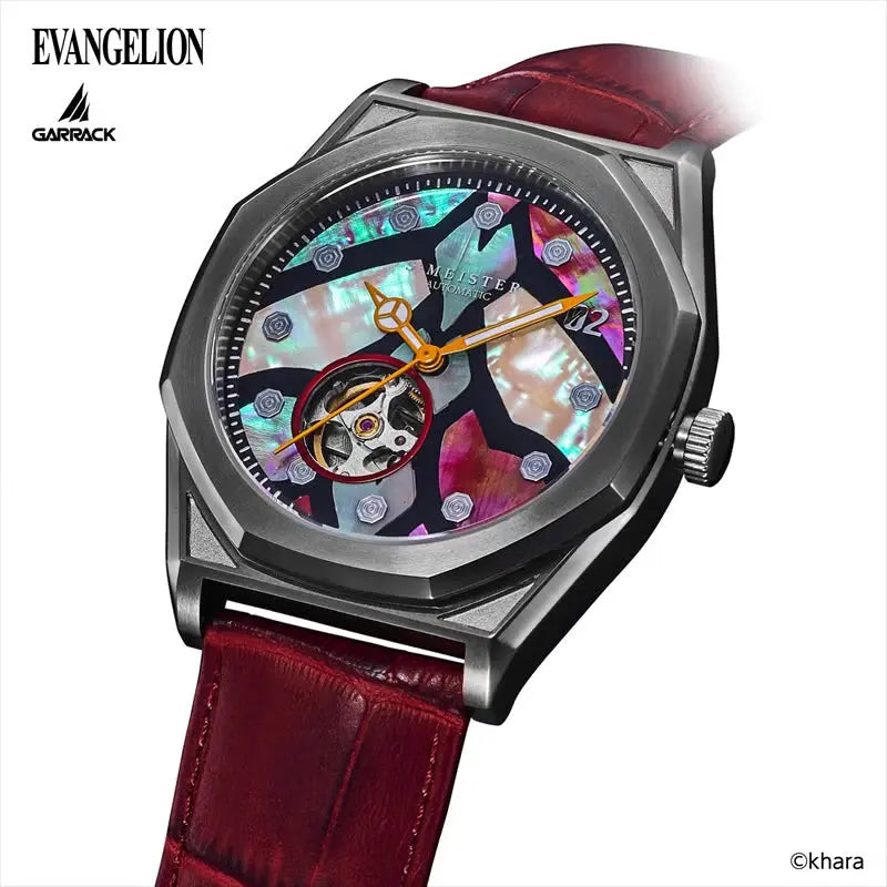 GARRACK X EVANGELION UNIT-02 RADEN AUTOMATIC WATCH SMS-EVA-41-2 image 2