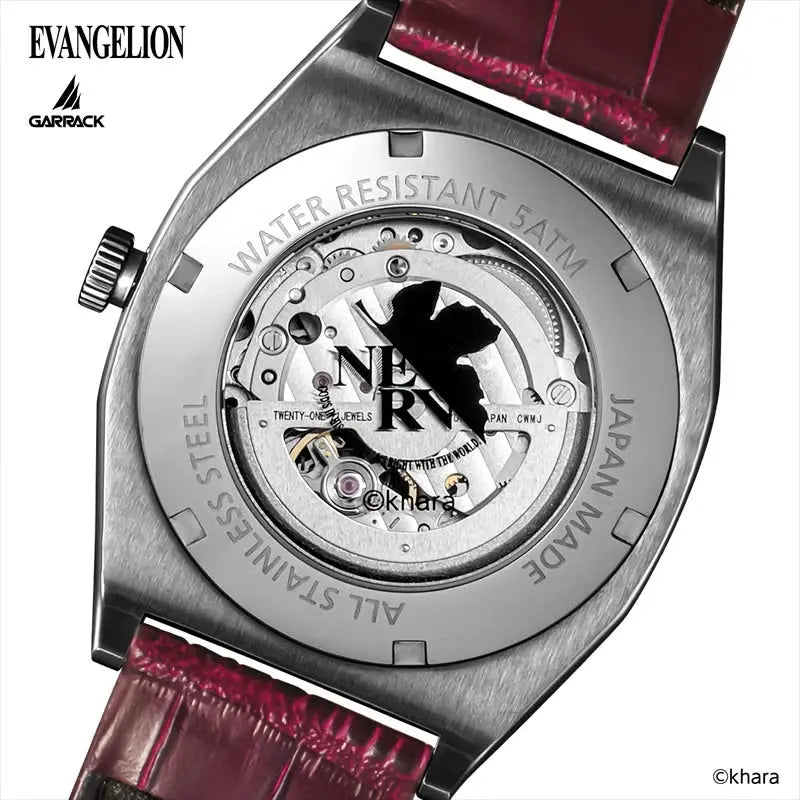 GARRACK X EVANGELION UNIT-02 RADEN AUTOMATIC WATCH SMS-EVA-41-2 image 4