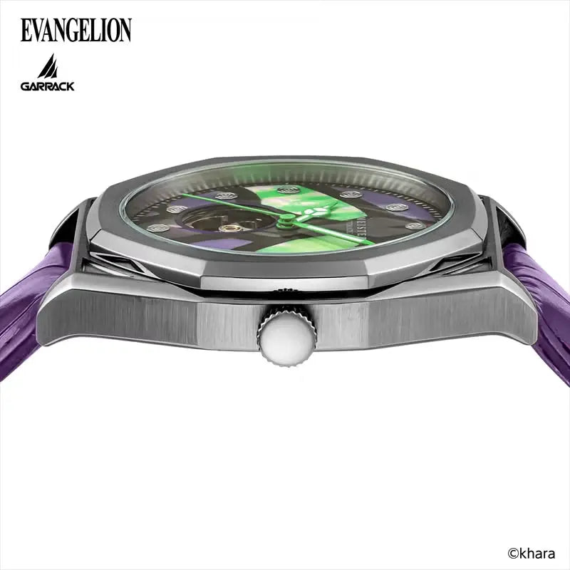 GARRACK X EVANGELION UNIT-01 RADEN AUTOMATIC WATCH SMS-EVA-41-1 image 3
