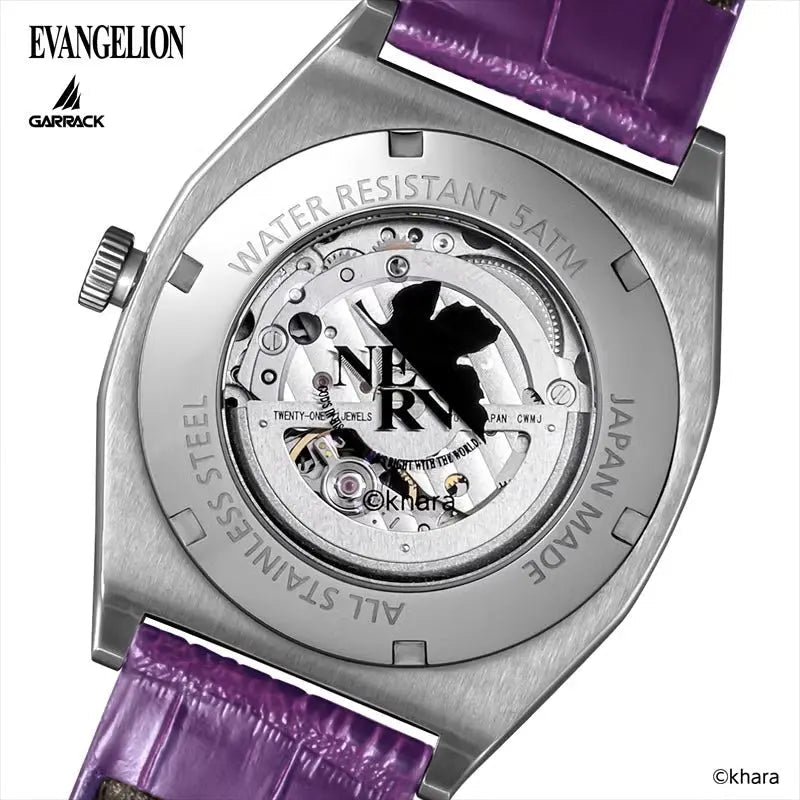 GARRACK X EVANGELION UNIT-01 RADEN AUTOMATIC WATCH SMS-EVA-41-1 image 4
