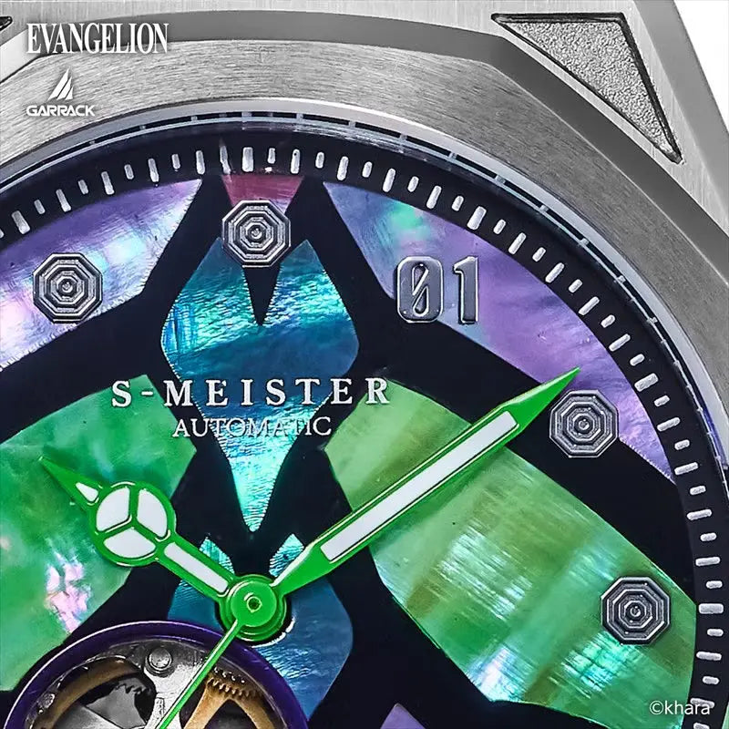 GARRACK X EVANGELION UNIT-01 RADEN AUTOMATIC WATCH SMS-EVA-41-1 image 6