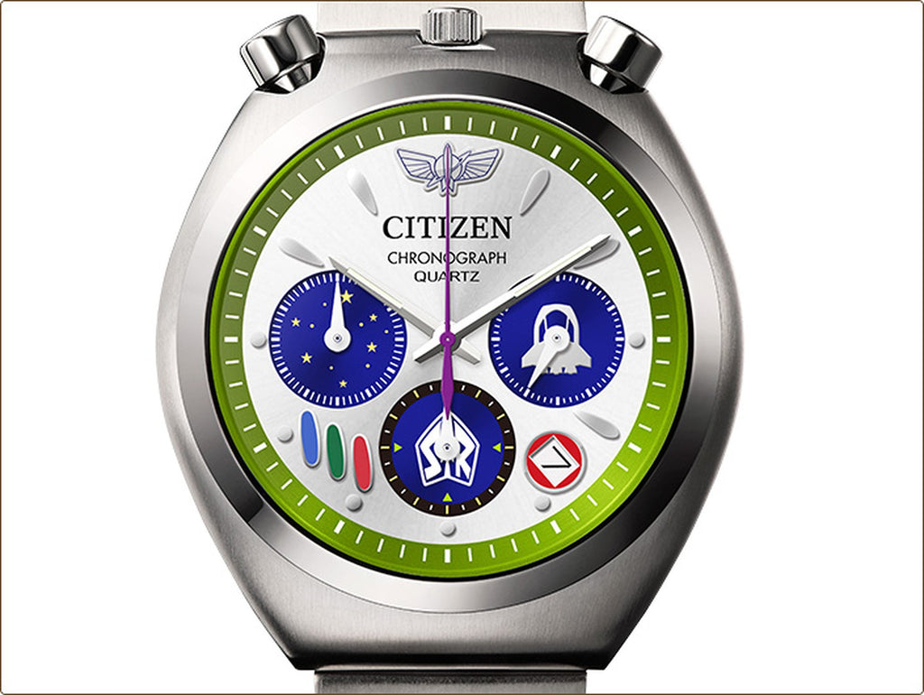 Citizen Buzz Lightyear Tsuno Chrono limited-edition watch front view