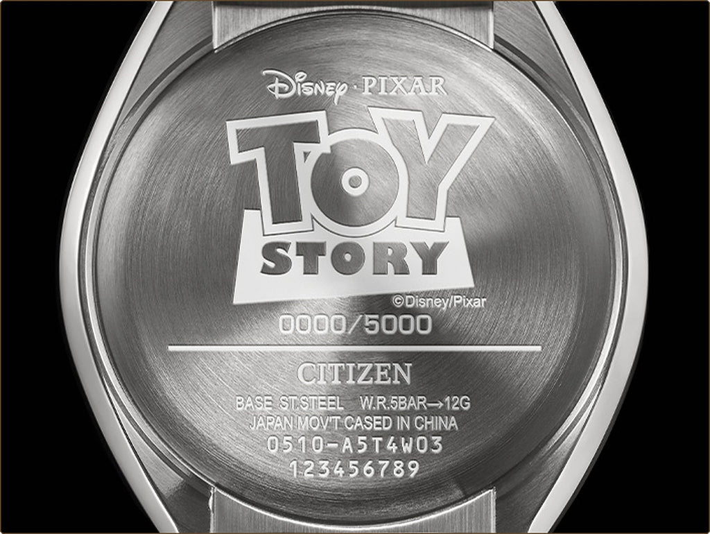 Toy Story x Citizen engraved limited-edition case back
