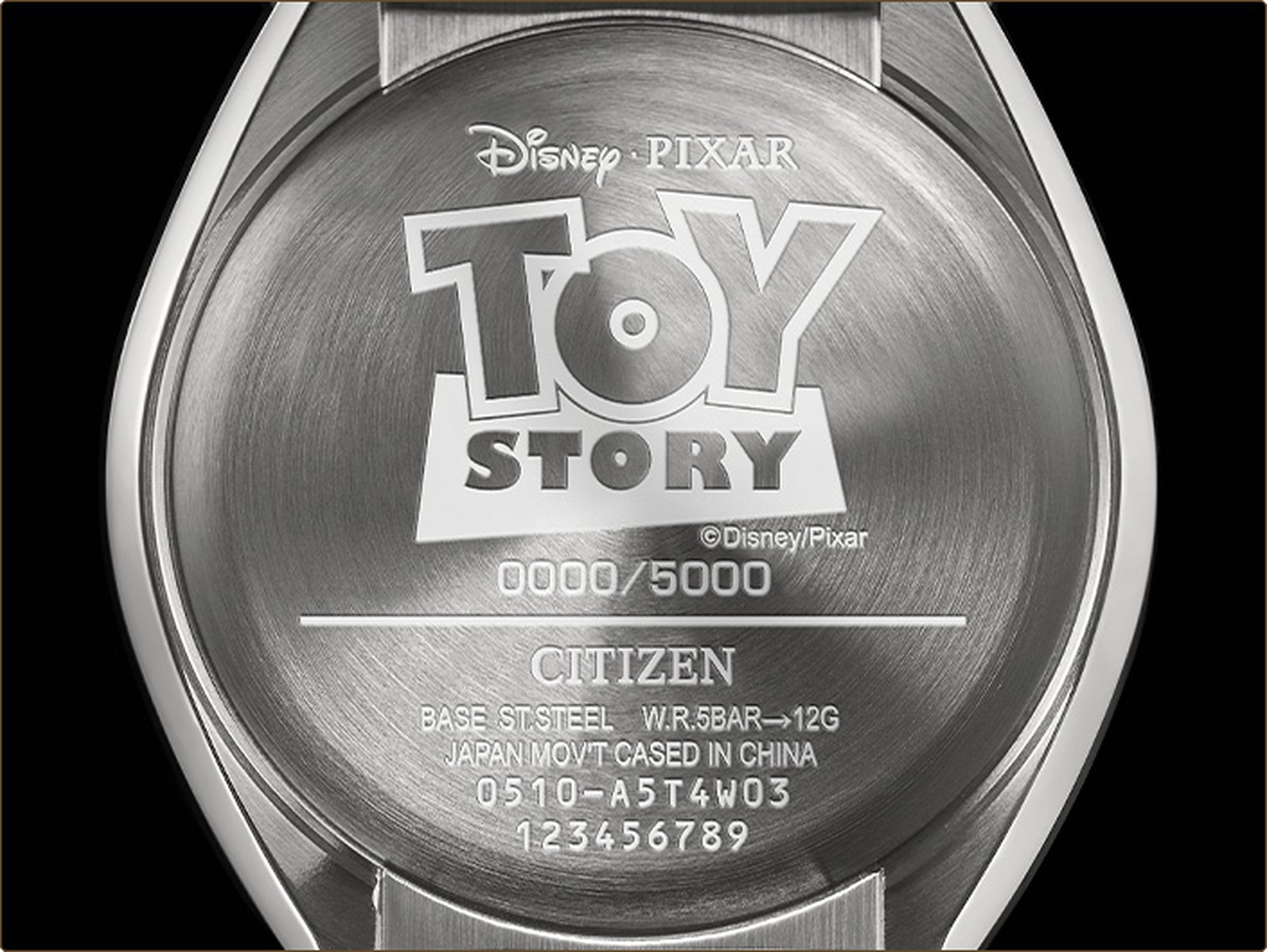 Toy Story x Citizen engraved limited-edition case back
